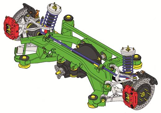 Vanquish 2001 Rear Suspension